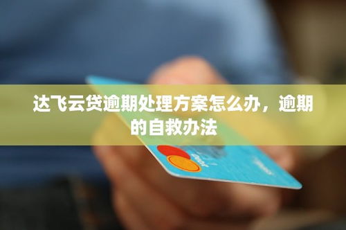達飛云貸逾期處理方案及自救攻略 理性應對風險，合理規劃債務